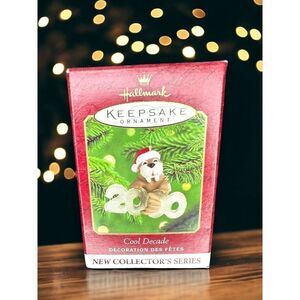 2000 Hallmark Keepsake Ornament Cool Decade Walrus Santa Vintage Christmas